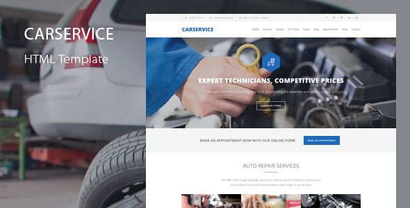 Car Service v.6.8 – 汽车店 WordPress主题下载