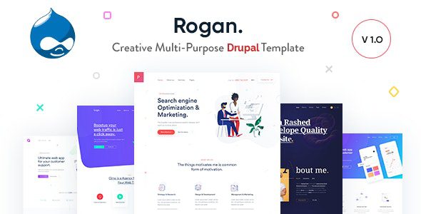 Rogan v1.8.2 – 适用于机构、SaaS、投资组合的创意多用途 WordPress 主题下载