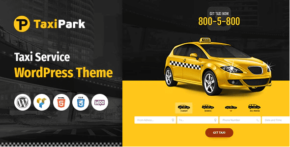 TaxiPark v.1.6.6 – 出租车服务公司的WordPress主题下载