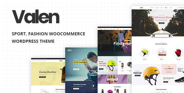 Valen v2.5 – 运动、时尚 WooCommerce WordPress 主题下载