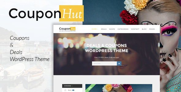 CouponHut v.3.0.8 优惠券和优惠 WordPress 主题下载