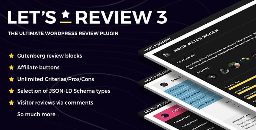 Let’s Review WordPress Plugin with Affiliate Options v.3.4.3 评论插件下载