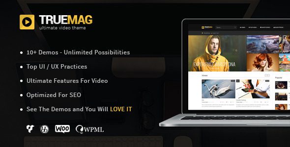 True Mag v4.3.14.2 – 用于视频和杂志的 WordPress 主题下载