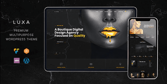Luxa v.1.2.7 – 豪华黑色多用途 WordPress 主题下载