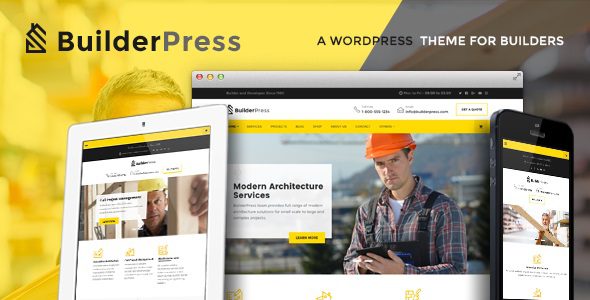 BuilderPress v.1.2.5 – 建筑与建筑WordPress主题下载