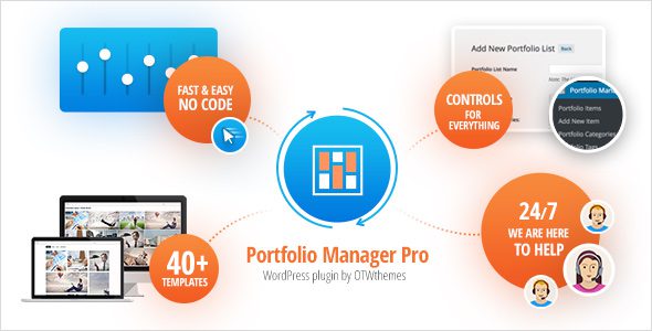 Portfolio Manager Pro v3.7 – WordPress 响应式投资组合和图库下载