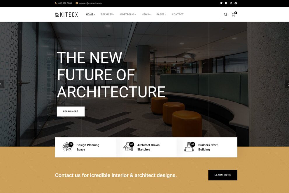 Kitecx v1.1.8 – 建筑与室内 WordPress 主题下载