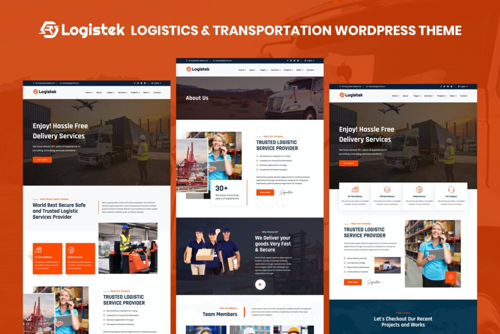 Logistek v1.3 – 物流与运输 WordPress 下载