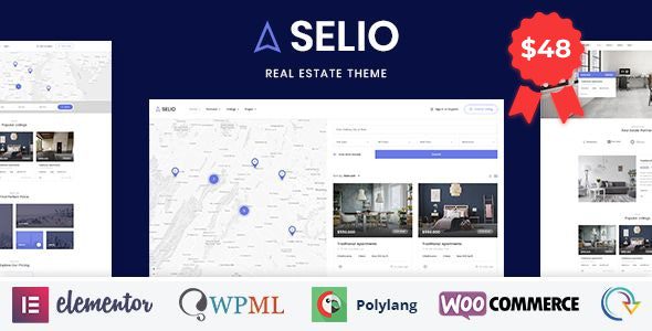 Selio v1.8 – 房地产目录 WordPress 主题下载