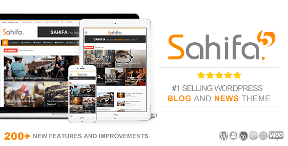 Sahifa v5.8.6 – 自适应WordPress新闻杂志博客主题下载