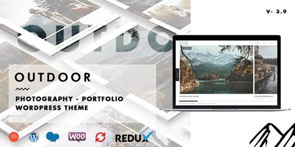 Outdoor v.3.9.7 – 创意摄影/作品集 WordPress 主题破解版下载