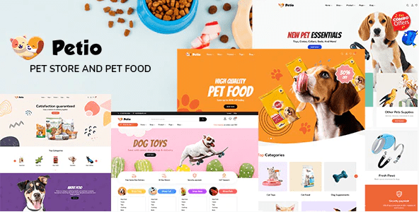 Petio  v.1.3.5 – 宠物商店 WooCommerce WordPress 主题下载