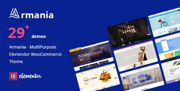 Armania v1.4.8 – 多用途 Elementor WooCommerce 主题下载