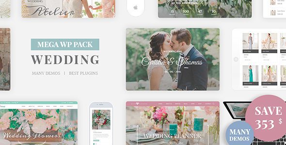 Wedding Industry v5.1 – 婚礼多用途WP 主题下载