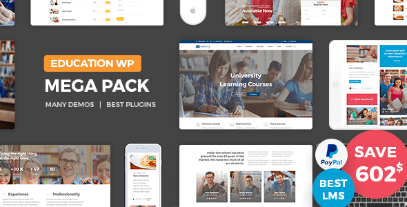 Education Pack v.3.1 – 教育学习主题 WP 下载
