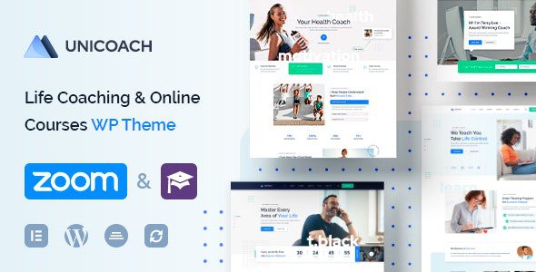 UniCoach v1.1.2 – 多用途 UpSkill WordPress 主题下载