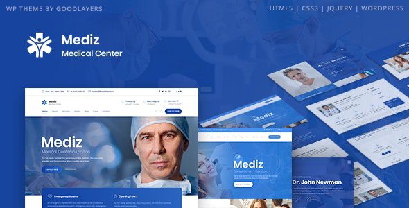 Mediz v2.0.7 – 医疗WordPress主题下载