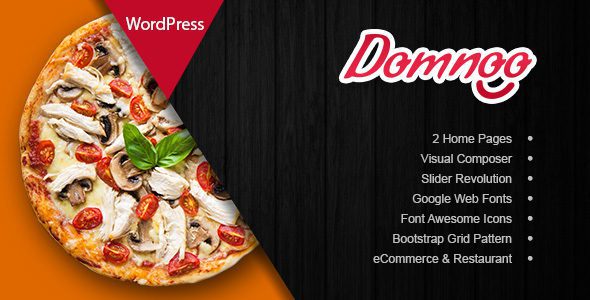 Domnoo v1.35 – 比萨餐厅 WP主题下载