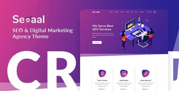 Seoaal v1.0.9 搜索引擎优化和数字营销 WordPress 主题下载