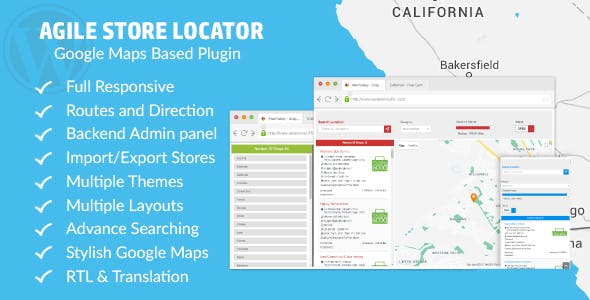 Store Locator (Google Maps) For WordPress v5.4.11 谷歌地图插件破解版下载