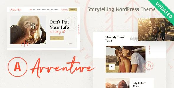 Avventure v1.1.7个人旅游和生活方式博客 WordPress 主题下载