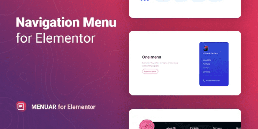 Menuar v1.0.6 – Elementor 导航菜单插件下载