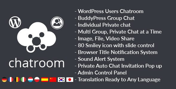 WordPress Chat Room, Group Chat Plugin v.2.0 Download WordPress 聊天室插件下载