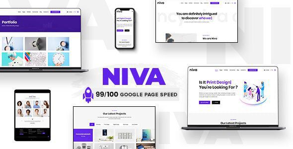 Niva v2.0.2 – 创意机构和自由职业者 WordPress 主题下载
