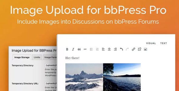 Image Upload for bbPress Pro v2.2.0 bbPress Pro 的图片上传插件下载