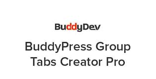 BuddyPress Group Tabs Creator Pro v.1.1.8 BuddyPress 组选项卡插件下载