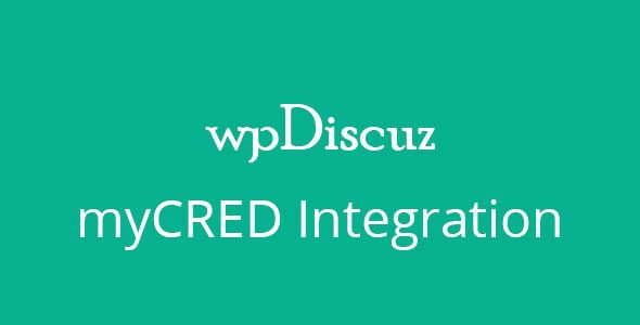wpDiscuz – myCRED Integration v.7.0.7 插件下载