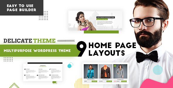 Delicate v3.7 – 多用途 WordPress 主题下载