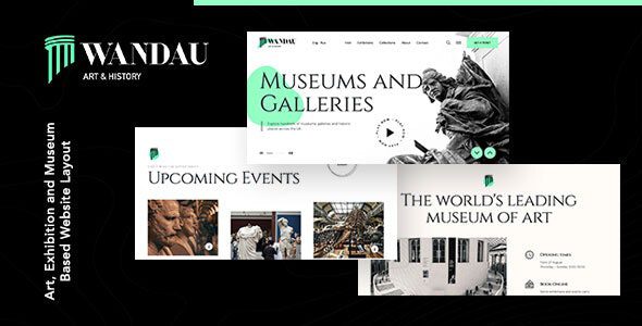 Wandau v1.2.0 – 艺术与历史博物馆WordPress主题下载