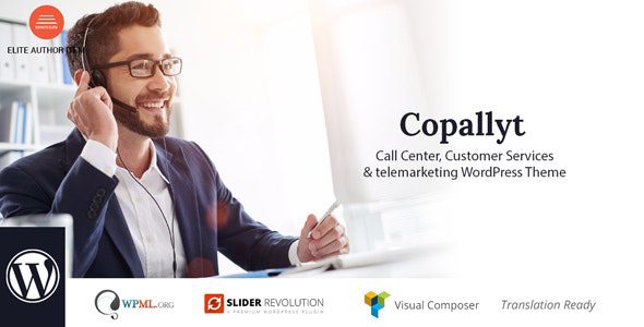 Copallyt v.4.6 – 呼叫中心和电话营销 WordPress 主题免费下载