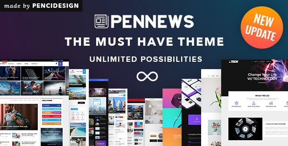 PenNews v6.7.4 – 新闻杂志业务组合登陆AMP WordPress主题下载