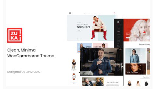 Zuka v.1.6.1– 干净，最小的 WooCommerce 主题下载