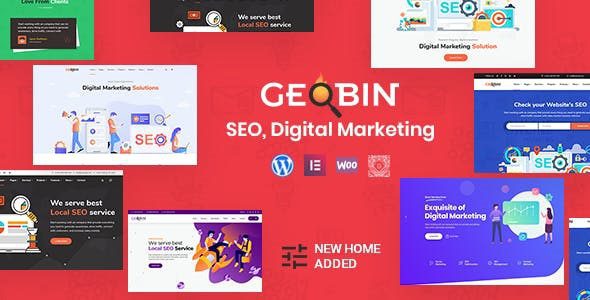 GeoBin  v2.7.3 – 数字营销机构，SEO WP 主题下载