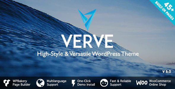 Verve v7.6 – 高风格WordPress主题下载
