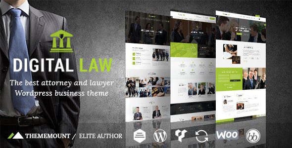 Digital Law v.12.5 律师和法律顾问 WordPress 主题下载