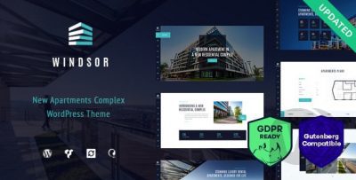 Windsor v.2.1.0 – 公寓大楼/单一物业 WordPress 主题下载