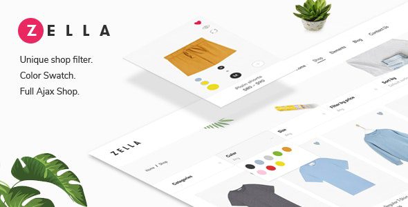 Zella v2.4.0 – Woo AJAX WordPress主题下载