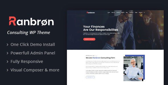 Ranbron v.3.0 – 商业和咨询 WordPress 主题下载