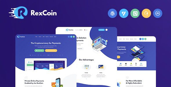 RexCoin v1.2.5 – 多用途加密货币和硬币 ICO WordPress 主题下载