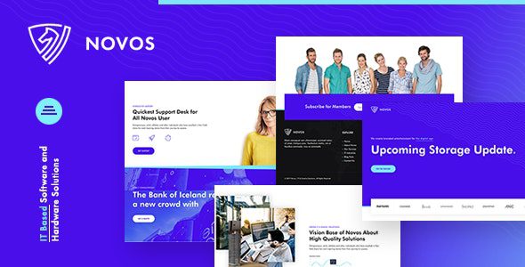 Novos v1.1.0 – IT 公司和数字解决方案 WordPress 主题下载