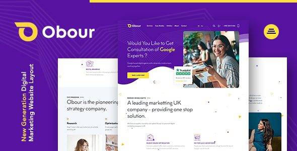 Obour v1.2.0 – 数字营销机构 WordPress 主题下载