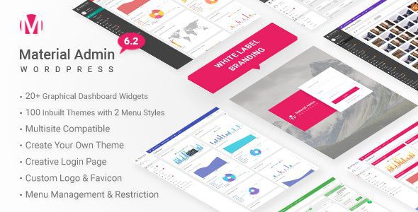 Material v.8.4 – WordPress管理员主题下载