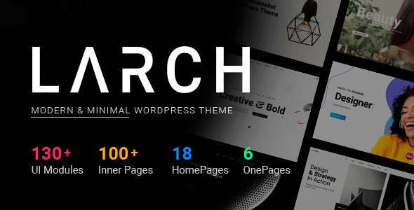 Larch v2.7 响应式最轻便多用途 WordPress 主题下载
