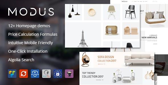 Modus v2.1.4 – 现代家具 WooCommerce 主题破解版下载