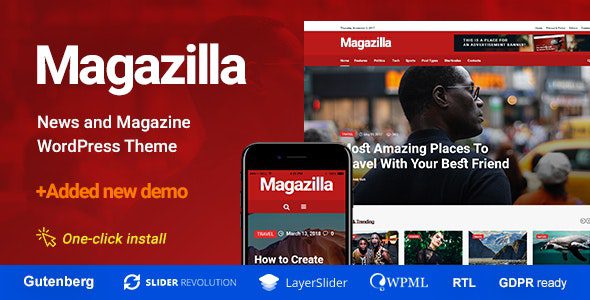 Magazilla v1.1.1 – 新闻杂志主题下载