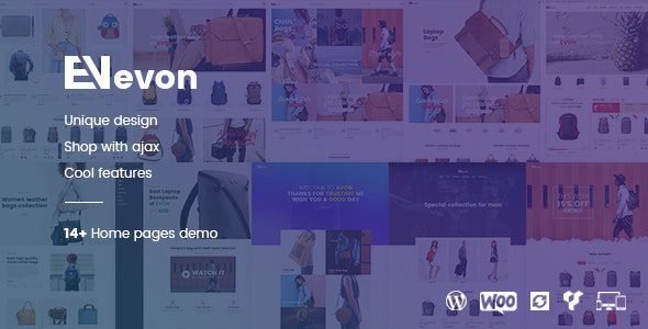 Evon v3.6 GPL 包包店 WooCommerce WordPress主题下载